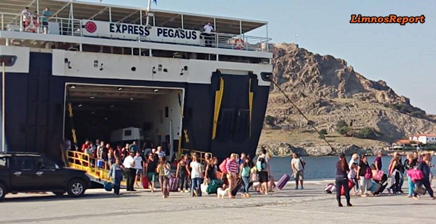 image Για 15 Αυγούστου “πατημένο” ήρθε το Express Πήγασος στην Λήμνο! (photo-vid)