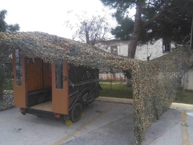 image Πολυμήχανοι Έλληνες Εθνοφύλακες: Κινητό μαγειριο απο το ΤΕΘ Λήμνου (φωτο)