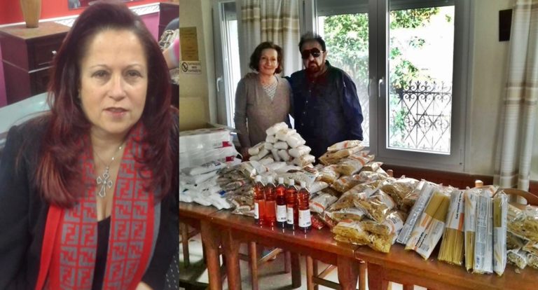 image «Δέματα Αγάπης» μοίρασε στο γηροκομείο Λήμνου ο Λαντούρης εκ μέρους της Ελένης Ψαρά!