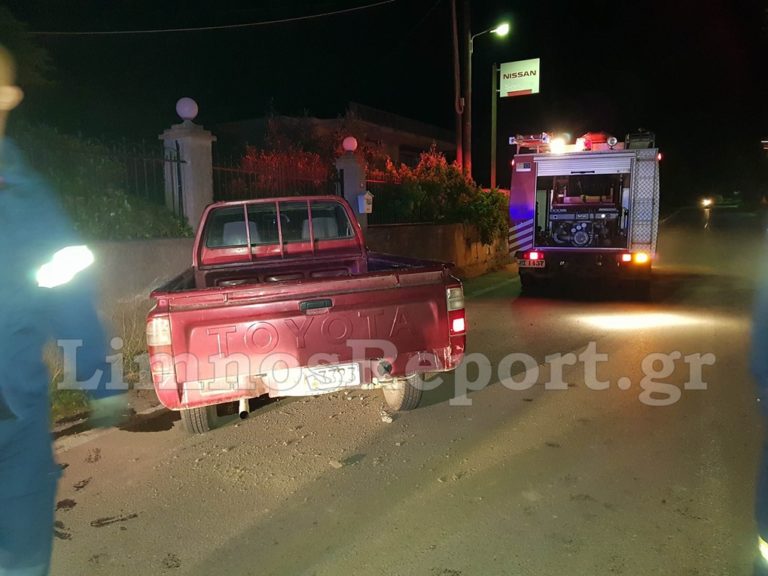image Λήμνος: Τροχαίο ατύχημα πριν λίγα λεπτά (φωτο)