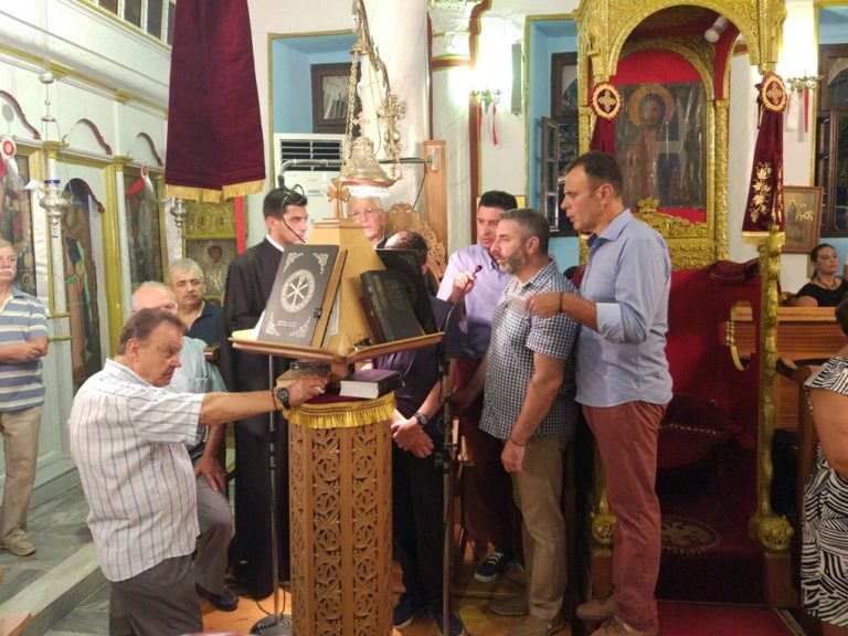 image Λήμνος: Με λαμπρότητα τελέσθηκε η ετήσια πανήγυρις του Ιερού Ναού Αγ. Παντελεήμονος στο Ανδρώνι