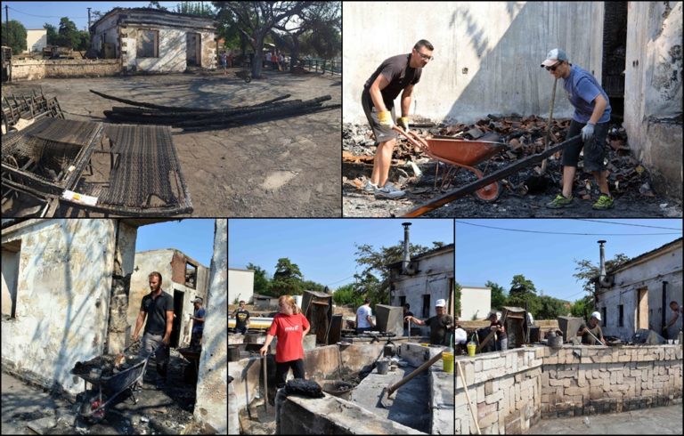 image ΛΗΜΝΟΣ: Την Ελπίδα την φέρνουν οι άνθρωποι! Σύσσωμη η τοπική κοινωνία βοηθά για να επαναλειτουργήσει ο καμένος Ιππόκαμπος στη Ν. Κούταλη (φωτο)