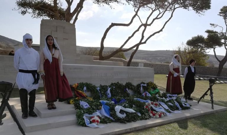 image Το ΓΕΛ Μούδρου συμμετείχε στις εκδηλώσεις για τα 100 χρόνια από την Ανακωχή του Μούδρου. (φωτο)