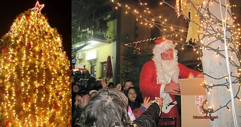 image ΧΡΙΣΤΟΥΓΕΝΝΑ ΣΤΗΝ ΛΗΜΝΟ: Ο Άγιος Βασίλης και φέτος σκαρφαλώνει στο μεγαλύτερο χριστουγεννιάτικο φυσικό δέντρο της Λήμνου. Που; Στο Θάνος φυσικά!!!