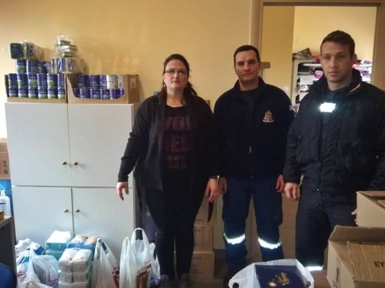 image Ευχαριστήριο Κοινωνικού Παντοπωλείου σε Αστυνομία, Πυροσβεστική και Λιμενικό Σώμα (φωτο)