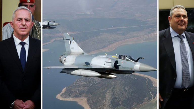 image Πρωτοφανής φιέστα με μαχητικά αεροσκάφη στην αποχώρηση Καμμένου από την καρέκλα!