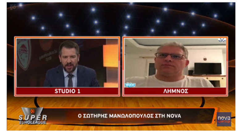 image O Σωτήρης Μανωλοπουλος  “αποθέωσε”  την Λήμνο στη nova.