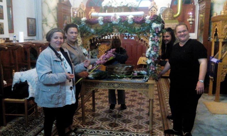 image Οι Επιτάφιοι στις εκκλησίες της Λήμνου- Ο Επιτάφιος των Λύχνων (φωτο)