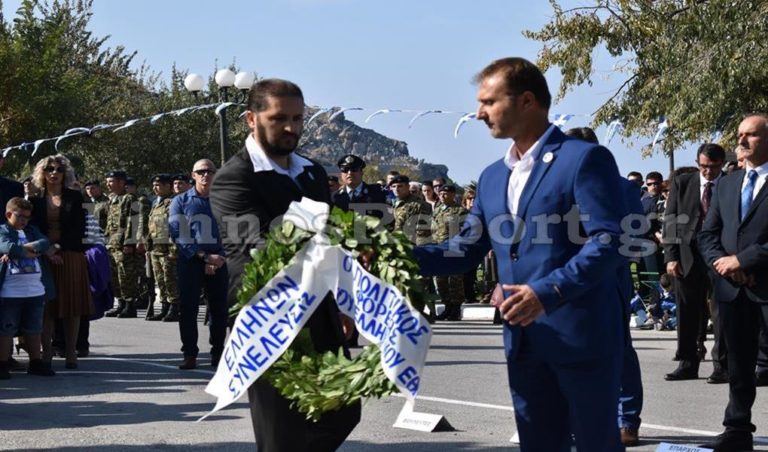 image 28η Οκτωβρίου. Κατάθεση  στεφάνου από την τοπική οργάνωση της “Ελλήνων Συνέλευσης” στην Λήμνο. (βιντεο)