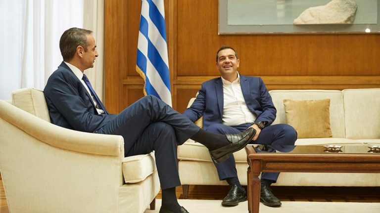 image Ψήφος αποδήμων: Μία ώρα κράτησε η συνάντηση Μητσοτάκη-Τσίπρα…