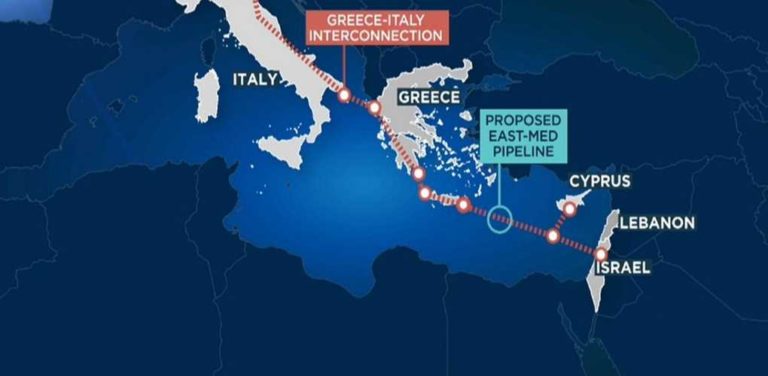 image EastMed: «Διπλό» παιχνίδι από την Ιταλία – «Ναι» στον αγωγό αλλά επιτρέπει & την αρπαγή της ελληνικής υφαλοκρηπίδας
