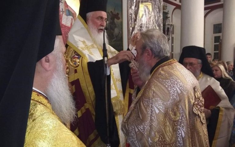 image Η πρώτη χειροθεσία του Λήμνου Ιεροθέου (φωτο)