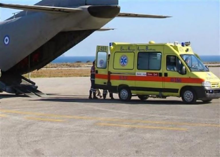 image Η Πολεμική Αεροπορία σώζει ζωές… αεροδιακομιδή ασθενή από τη Λήμνο στην Ελευσίνα.