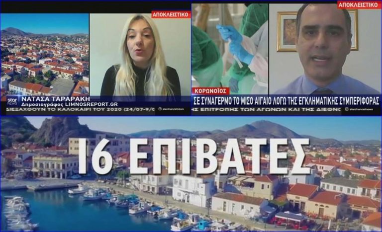 image Star Channel: Σε καραντίνα οι 16 επιβάτες στη Λήμνο (βίντεο)