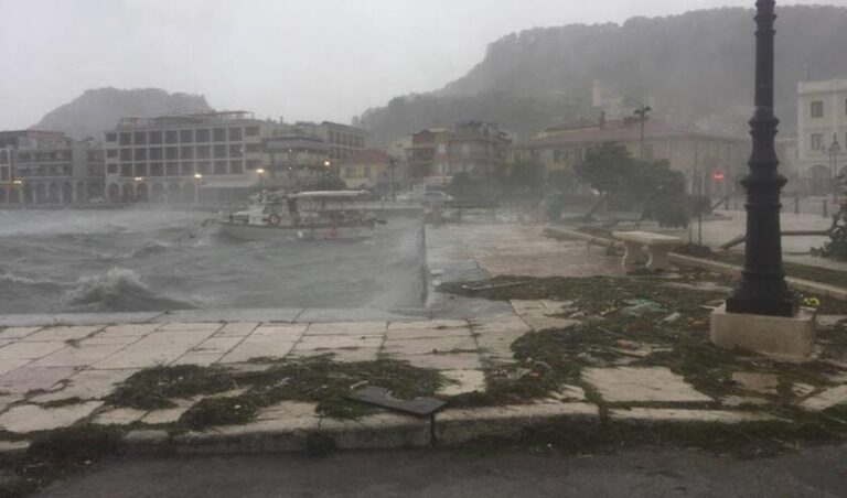 image Ο «Ιανός» σφυροκοπά το Ιόνιο: Ζάκυνθος, Κεφαλονιά και Ιθάκη στη δίνη του κυκλώνα