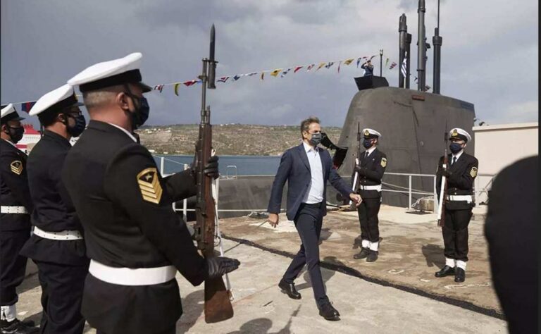 image Στο υποβρύχιο “Κατσώνης” ο Κυριάκος Μητσοτάκης – Το μήνυμα για την 28η Οκτωβρίου (pics, video)