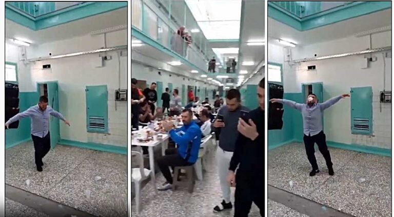 image Ξέφραγο αμπέλι ο Κορυδαλλός – Οι κρατούμενοι χόρευαν ζεϊμπέκικα με Σφακιανάκη! (Βίντεο)
