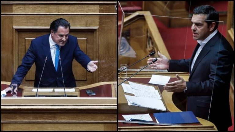 image Κακός χαμός με Γεωργιάδη και Τσίπρα στη Βουλή: «Ήρθε ο νονός;» – «Δεν θα γίνουμε γουρούνια» (βιντεο)