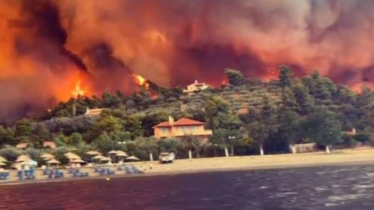 image Φωτιά στην Εύβοια: Εκκλήσεις για πτητικά μέσα – «200.000 τα καμένα στρέμματα», λέει ο δήμαρχος Μαντουδίου (βίντεο)