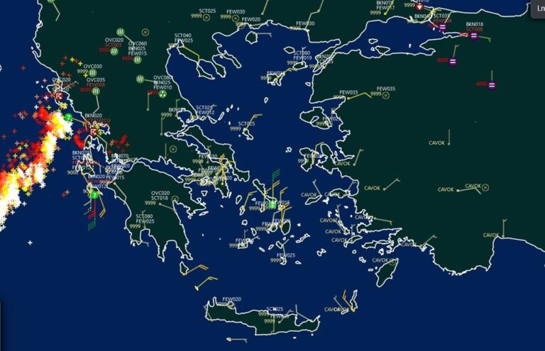 image Κακοκαιρία «Αθηνά» – Live η επέλασή της: Ποιες περιοχές «χτυπά» σήμερα – Η ψυχρή λίμνη και τα ισχυρά φαινόμενα