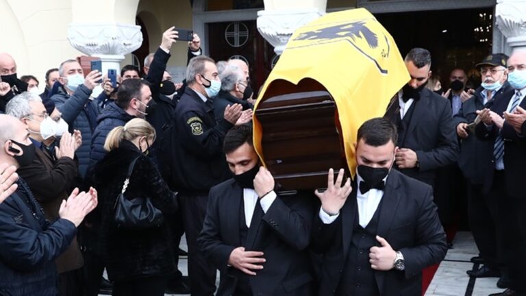 image Κηδεία Στέλιου Σεραφείδη: Η ΑΕΚ αποχαιρέτησε τον αρχηγό των αρχηγών της