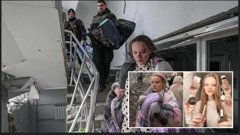 image Πόλεμος στην Ουκρανία: Η ρωσική πρεσβεία στη Βρετανία λέει ότι η τραυματισμένη έγκυος στη Μαριούπολη είναι… ηθοποιός