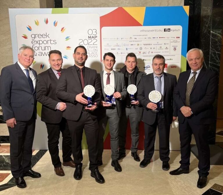 image Τέσσερα χρυσά βραβεία για τον όμιλο ISOMAT στα GREEK EXPORTS FORUM & AWARDS 2021
