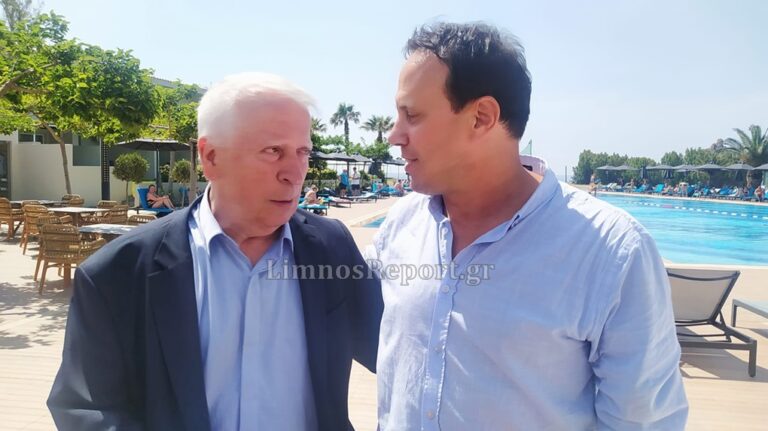 image Ο “Γιος του ανέμου” Κώστας Κεντέρης σε δηλώσεις μαζί με τον Περιφερειάρχη Βορείου Αιγαίου από την Λήμνο. (βίντεο)