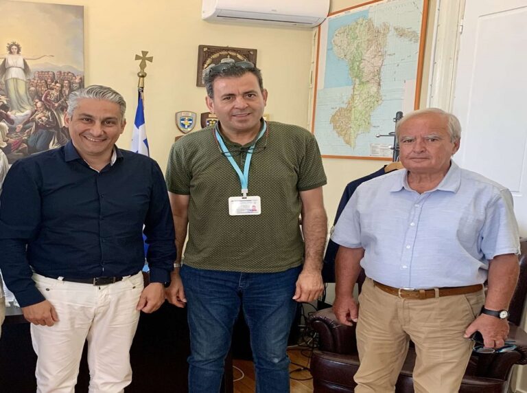 image Συνάντηση Αντιπεριφερειάρχη Λέσβου με τον Πρόεδρο του Εμπορικού, Βιομηχανικού & Αγρ. Επιμελητηρίου της Λιβύης