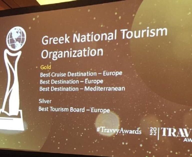 image Ελλάδα και ΕΟΤ μεγάλοι νικητές στα αμερικανικά τουριστικά Travvy Awards 2022
