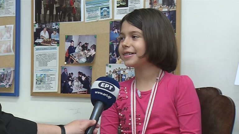 image Η Μαριάντα Λάμπου είναι 9 ετών και είναι πρωταθλήτρια Ευρώπης  στο σκάκι .