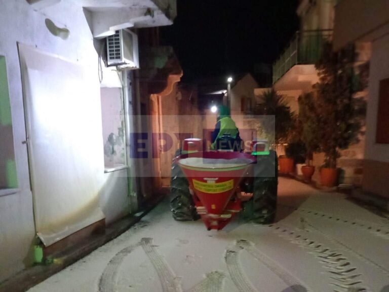image Χίος: Χιόνι και στα μαστιχοχώρια