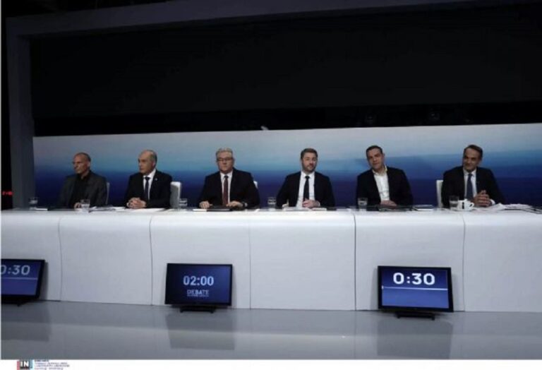 image Live Debate – Μητσοτάκης: Θα συνομιλήσω με όποιον επιλέξει ο τουρκικός λαός αλλά η Γαλάζια Πατρίδα είναι βαθιά χαραγμένη στο DNA τους – Τσίπρας: Το μεταναστευτικό δεν θα λυθεί με τους φράχτες