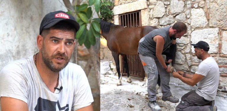 image Οι δύο νέοι που αποφάσισαν να «ζωντανέψουν» το επάγγελμα του πεταλωτή στη Χίο (video)