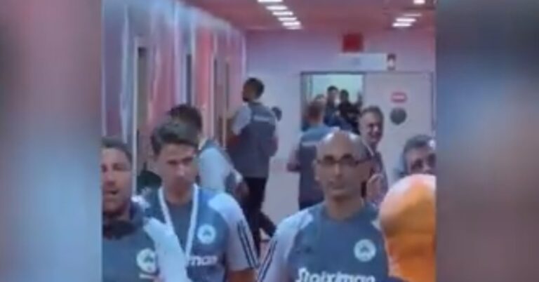 image Ολυμπιακός – Παναθηναϊκός: Η στιγμή που φτάνουν οι πίτσες στα αποδυτήρια των «πρασίνων» – Δείτε βίντεο