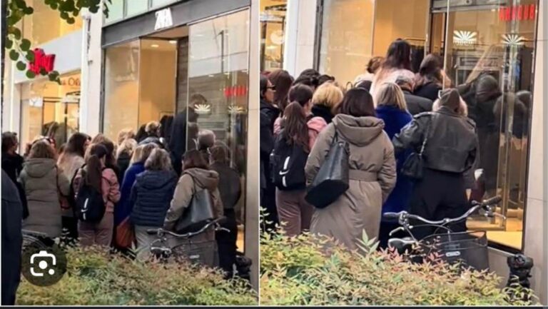 image Λάρισα: Ουρές έξω από τα Zara για την Black Friday – Δείτε βίντεο