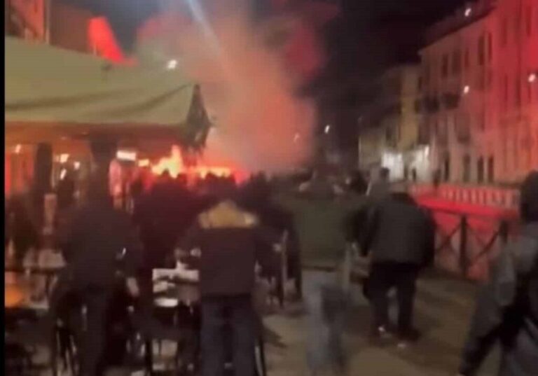 image Ιταλία: Τραυματίες σε συγκρούσεις μεταξύ οπαδών της Μίλαν και της Παρί Σεν Ζερμέν