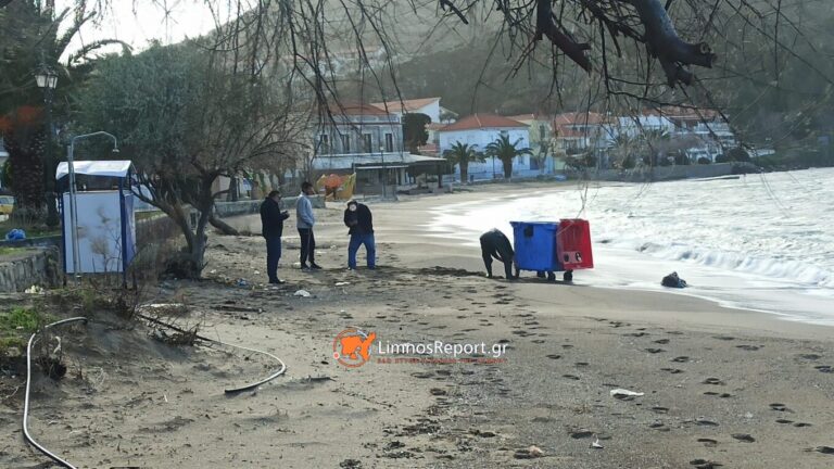image Αποκαταστάθηκαν οι ζημιές στην Μύρινα, επιτόπου  συνεργείο  του Δήμου.(φωτο)