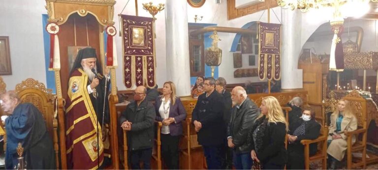 image Πανηγυρικός Εσπερινός στον Ιερό Ναό Αγίου Γεωργίου Καλλιθέας.