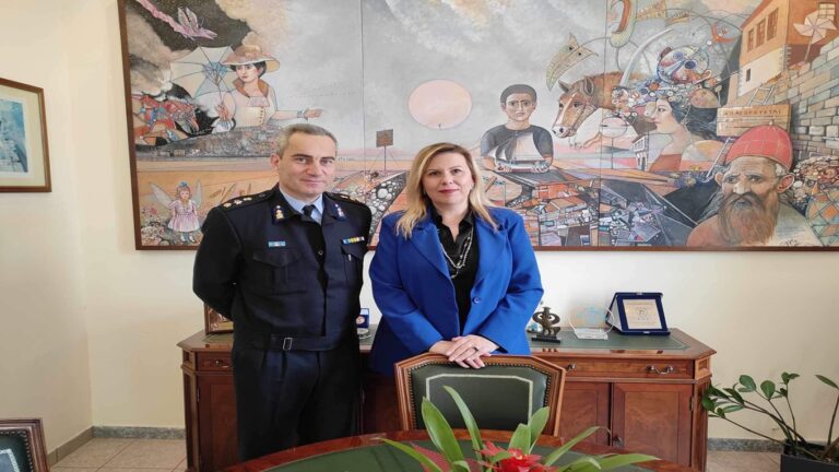 image Συνάντηση Δημάρχου με τον νέο Διοικητή της Π.Υ. Μύρινας