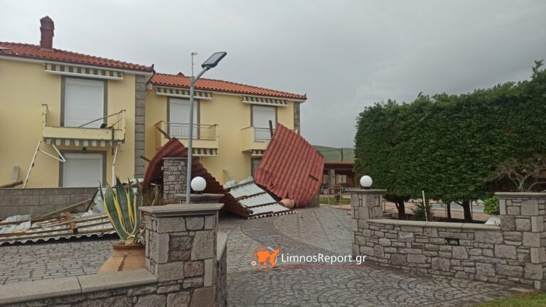 image Λήμνος: Καταστροφές και στον Εβγάτη από την κακοκαιρία(φωτο)