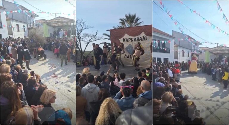 image Κορυφώνεται η Λημνιά Αποκριά σε Πλάκα και Aτσική. Σήμερα 2 Μαρτίου στις 15:00