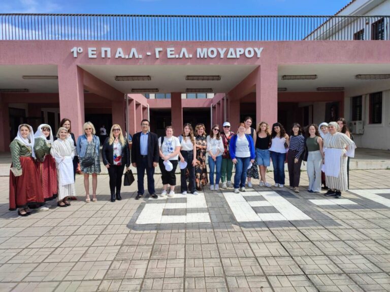 image To Γενικό Λύκειο Μούδρου  φιλοξένησε  το Lycée Eugène WOILLEZ από το Montreuil-Sûr-Mer της Γαλλίας.