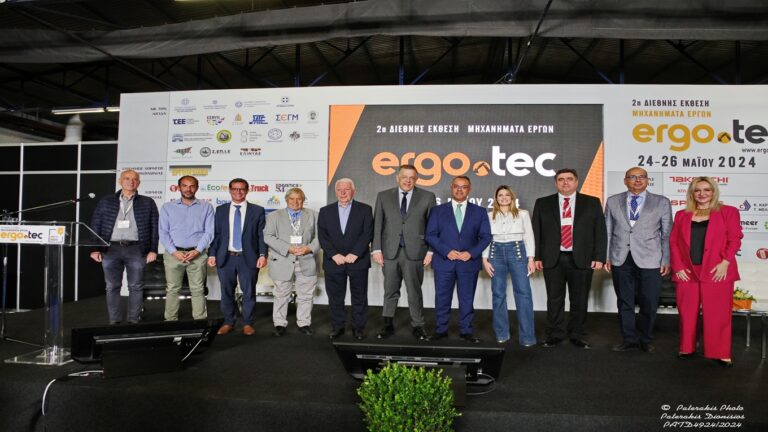 image Ο Περιφερειάρχης Βορείου Αιγαίου Κωνσταντίνος Μουτζούρης   στα εγκαίνια της 2ης  Διεθνούς  Έκθεσης ERGO.TEC 2024 στο MEC Παιανίας.
