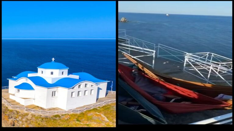 image Λήμνος: Στήσανε αιώρες στον Αγίο Νικόλαο ….για να διανυκτερεύσουν…(Βίντεο).