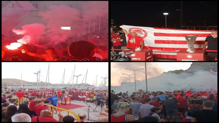 image Κοκκίνισε η Λήμνος! “Είσαι στο μυαλό κάτι μαγικό”….τραγούδησαν για τα τρόπαια του Ολυμπιακού εκατοντάδες φίλαθλοι!(βίντεο-φώτο)