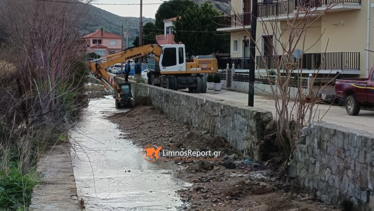 image Π.Ε. Λήμνου: Κυκλοφοριακές ρυθμίσεις κατά μήκος του ρέματος  της Μητροπόλεως.