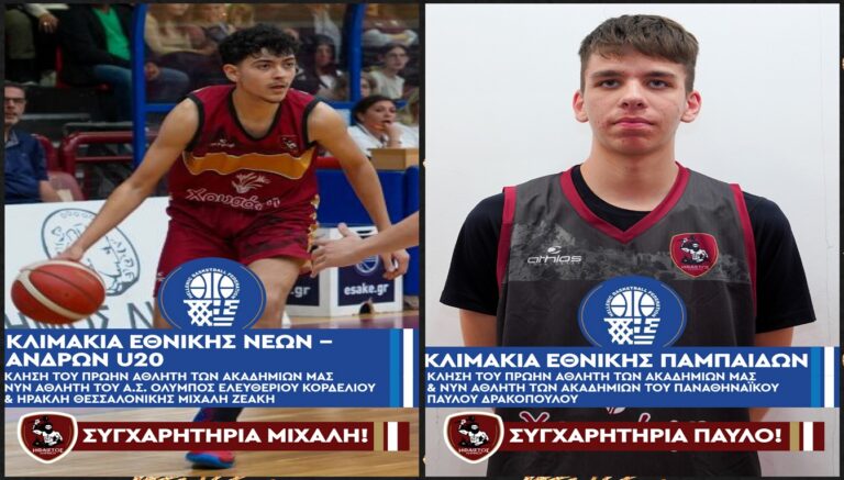 image Ζεάκης και Δρακόπουλος προσκλήθηκαν στα κλιμάκια των Εθνικών ομάδων Mπάσκετ