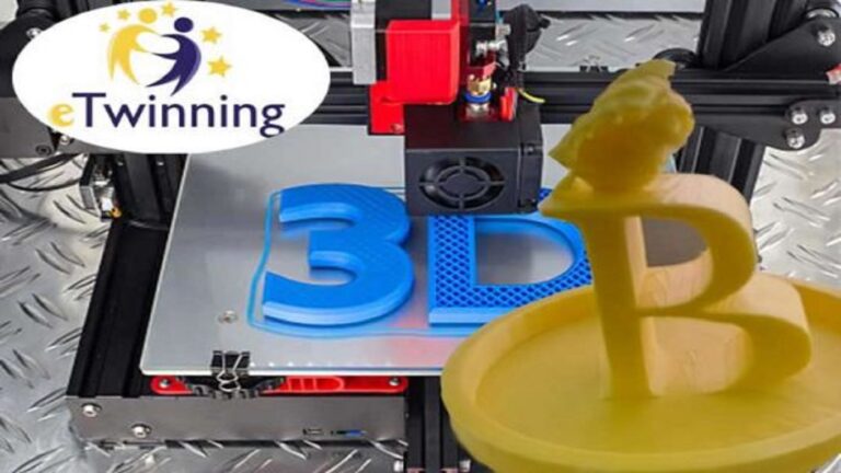 image 3D εκτυπωτές σε Γυμνάσιο Μούδρου και  ΓΕΛ Μύρινας μετά τη συμμετοχή τους σε διεθνικά έργα eTwinning.