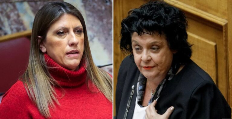 image Κωνσταντοπούλου κατά Κανέλλη: Έκανε καριέρα στη χούντα, έρχεται από τη βίλα της στη Βουλή κάθε έξι μήνες